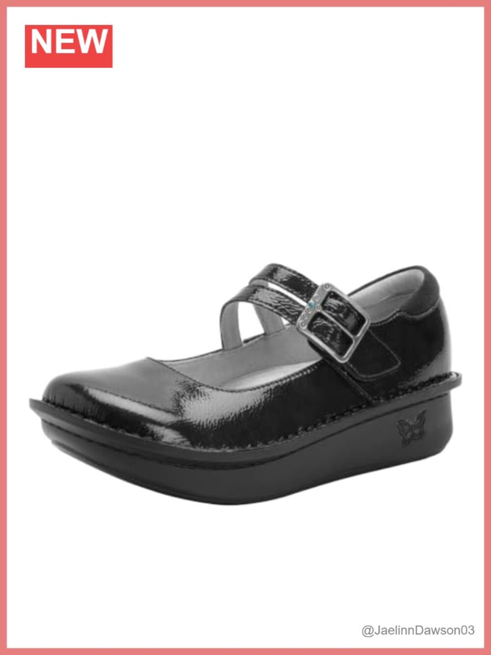 Leather Mary Jane Comfort Shoes with Arch Support Slip-Resistant